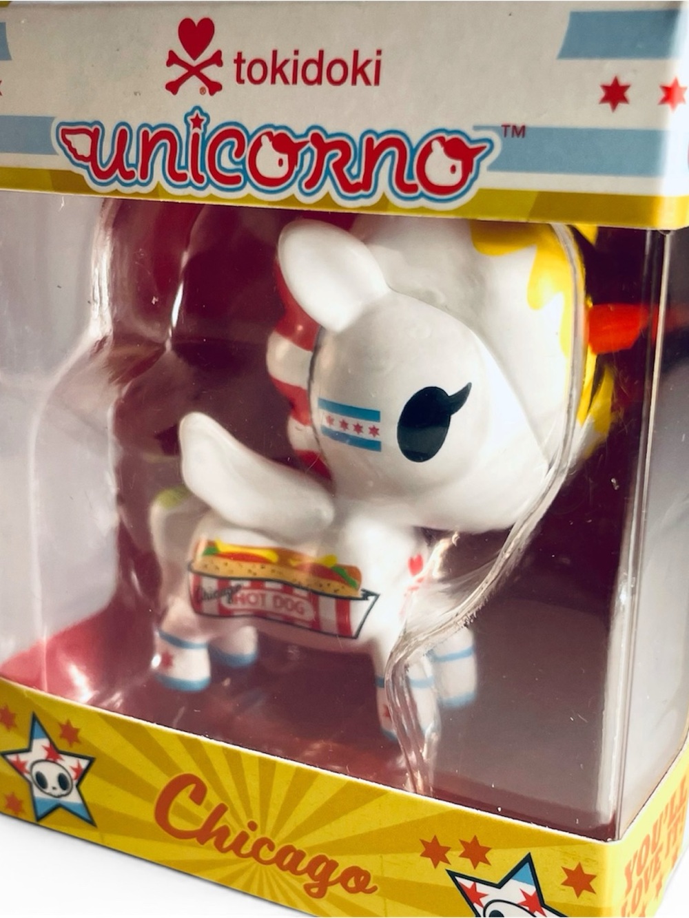 NEW Tokidoki Chicago Hot Dog Unicorno Figure Exclusive Figurine NIB
